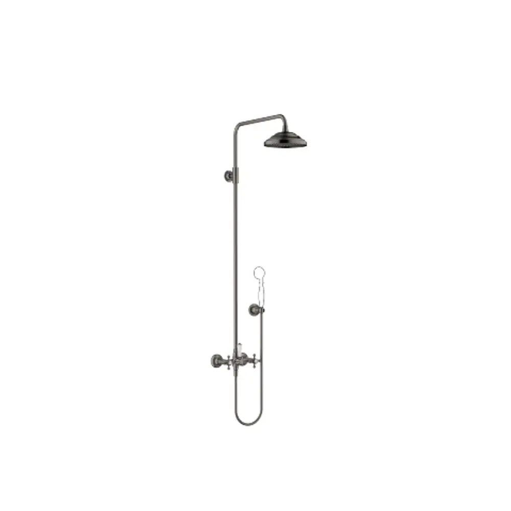Dornbracht-MADISON-Shower Pipe-Ausladung 420mm-Dark Platinum gebürstet, 26632360-99 Galeriebild 1